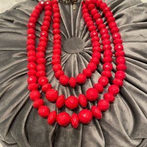 Red Statement Neckless